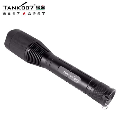 TANK007探客CI03大勻光伸縮調(diào)焦式手電投射、無干擾雜散光